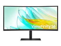 Samsung ViewFinity S6 S34C652UAU - S65UC Series - LED-näyttö - kaareva - 34" - HDR LS34C652UAUXEN