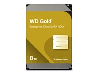 WD Gold WD8005FRYZ - Kiintolevyasema - Enterprise - 8 Tt - sisäinen - 3.5" - SATA 6Gb/s - 7200 kierrosta/min - puskuri: 256 Mt WD8005FRYZ