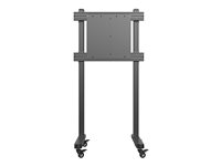 Multibrackets M Counterbalanced Floorstand - Asennuskomponentti (pyörillä varustettu lattiateline) malleihin LCD-TV - stainless steel - musta 7350105214233