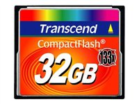 Transcend - Flash-muistikortti - 32 Gt - 133x - CompactFlash TS32GCF133