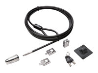 Kensington Desktop and Peripherals Locking Kit 2.0 - Master Keyed - Järjestelmän suojauspakkaus - 2.44 m K64425M