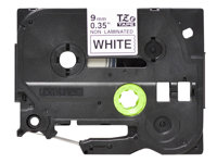 Brother TZe-N221 - Musta valkoisella - Rulla (0,9 cm x 8 m) 1 kasetti(a) laminoimaton nauha malleihin Brother PT-D600, H110; P-Touch PT-1005, 1010, D210, D400, D450, E550, H110, P900, P950 TZEN221