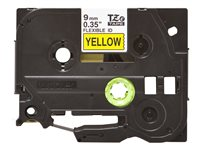 Brother TZe-FX621 - Musta keltaisella - Rulla (0,9 cm x 8 m) 1 kasetti(a) joustava nauha malleihin Brother PT-D210, D600, H110; P-Touch PT-1005, D450, H110, P300; P-Touch Cube Pro PT-P910 TZEFX621