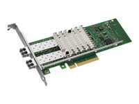 Intel Ethernet Converged Network Adapter X520-SR2 - Verkkosovitin - PCIe 2.0 x8 matala profiili - 10GBase-SR x 2 E10G42BFSRBLK