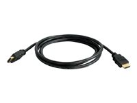 C2G 1m High Speed HDMI Cable with Ethernet - 4K - UltraHD - HDMI-kaapeli Ethernetillä - HDMI uros to HDMI uros - 1 m - musta 82004