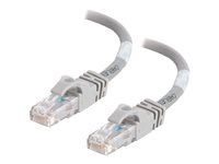 C2G Cat6 Booted Unshielded (UTP) Crossover Patch Cable - Risteytyskaapeli - RJ-45 (uros) to RJ-45 (uros) - 3 m - UTP - CAT 6 - valettu, piikitön, säikeinen - harmaa 83509