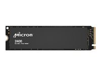 Micron 2400 - SSD - salattu - 1 Tt - sisäinen - M.2 2280 - PCIe 4.0 (NVMe) - AES 256 bittiä - TCG Opal Encryption 2.01, Self-Encrypting Drive (SED) MTFDKBA1T0QFM-1BD15ABYYR