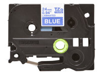 Brother TZe-555 - Valkoinen sinisellä - Rulla (2,4 cm x 8 m) 1 kasetti(a) laminaattinauha malleihin Brother PT-D600; P-Touch PT-D800, P900, P950; P-Touch Cube Plus PT-P710 TZE555