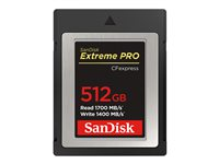 SanDisk Extreme Pro - Flash-muistikortti - 512 Gt - CFexpress SDCFE-512G-GN4NN