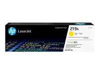 HP 219A - Keltainen - alkuperäinen - LaserJet - väriainekasetti (W2192A) malleihin P/N: 499Q6F#ABZ, 499Q6F#BAZ, 499Q7F#ABU, 499Q8F#ABF, 499Q8F#ABU, 499Q8F#BAZ, 499R0F#ABU W2192A