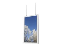 HI-ND Ceiling Casing 46" - Asennuskomponentti (kotelo) malleihin digital signage -LCD-paneeli - jauhemaalattu metalli - valkoinen, RAL 9003 -näytön koko: 46" malleihin Samsung OM46N CC4615-5001-01