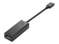 HP - Ulkoinen videoadapteri - USB-C - DisplayPort malleihin ZBook 14u G6, 15 G6, 15u G3, 15u G4, 15u G5, 15u G6, 15v G5, 17 G3, 17 G4, 17 G5, 17 G6 N9K78AA#AC3