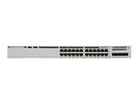 Cisco Catalyst 9200 - Network Essentials - kytkin - L3 - smart - 24 x 10/100/1000 (PoE+) - telineeseen asennettava - PoE+ C9200-24P-E