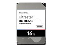 WD Ultrastar DC HC550 WUH721816AL5204 - Kiintolevyasema - 16 Tt - sisäinen - 3.5" - SAS 12Gb/s - 7200 kierrosta/min - puskuri: 512 Mt 0F38357