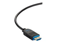 C2G 35ft (10.7m) C2G Performance Series High Speed HDMI Active Optical Cable (AOC) - 4K 60Hz Plenum Rated - High Speed - HDMI-kaapeli - HDMI uros to HDMI, 24 pin USB-C - 10.7 m - musta - paineilma, Active Optical Cable (AOC), tuki 4K / 60 Hz C2G41483