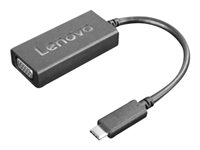 Lenovo - USB-/VGA-sovitin - 24 pin USB-C (uros) to HD-15 (VGA) (naaras) - 1920 x 1200 (WUXGA) -tuki - CRU 4X90M42956