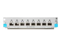 HPE - Laajennusmoduuli - Gigabit Ethernet / 10 Gigabit SFP+ x 8 malleihin HPE Aruba 5406R 16-port SFP+, 5406R 8-port 1/2.5/5/10GBASE-T PoE+ / 8-port SFP+ J9993A