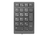 Lenovo Go Wireless Numeric Keypad - Näppäimistö - langaton - 2.4 GHz - näppäinkytkin: saksi-avain - myrskyn harmaa - vähittäismyynti 4Y41C33791