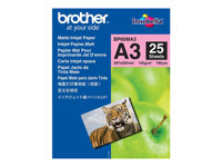 Brother BP - Matta - A3 (297 x 420 mm) - 145 g/m² - 25 arkki (arkit) paperi malleihin Brother HL-J6000, MFC-J2340, J3540, J3940, J5340, J5630, J6583, J6983, J6995, J6997, J6999 BP60MA3