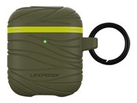 Lifeproof Eco-Friendly - Retail Pack - langaton latauskotelo - gambit green malleihin Apple AirPods (1. laitesukupolvi, 2. sukupolvi) 77-83830