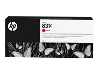 HP 831C - 775 ml - magenta - alkuperäinen - mustepatruuna malleihin Latex 115, 310, 315, 330, 335, 360, 365, 370, 375, 560, 570 CZ696A