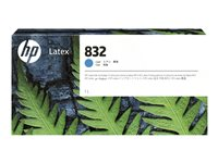 HP 832 - 1 L - sinivihreä - alkuperäinen - mustepatruuna malleihin Latex 630 W, 630 W Print and Cut Plus Solution, 700, 700 W, 800, 800 W 4UV76A