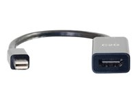 C2G 8in Mini DisplayPort Male to HDMI Female Passive Adapter Converter - 4K 30Hz - Näyttösovitin - Mini DisplayPort uros to HDMI naaras - 20.3 cm - musta - 4K-tuki, passiivinen 84430