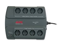 APC Back-UPS ES 400 - UPS - Vaihtovirta 230 V - 240 watti(a) - 400 VA - lähtöliittimet: 8 - Saksa, Alankomaat - hiilenharmaa BE400-GR