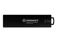 Kingston IronKey D500SM - USB Flash-asema - salattu - 16 Gt - USB 3.2 Gen 1 - TAA-yhdenmukainen IKD500SM/16GB