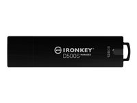 Kingston IronKey Keypad 200 - USB Flash-asema - salattu - 128 Gt - USB 3.2 Gen 1 - TAA-yhdenmukainen IKD500SM/128GB