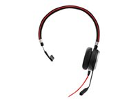 Jabra Evolve 40 UC mono - Kuulokkeet + mikrofoni - korvien päällä - langallinen - 3,5 mm jakkiliitin 6393-829-209