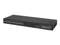 HPE FlexNetwork 5140 24G 4SFP+ EI - Kytkin - L3 - smart - 24 x 10/100/1000 + 4 x 10 Gigabit Ethernet / 1 Gigabit Ethernet SFP+ - telineeseen asennettava JL828A#ABB