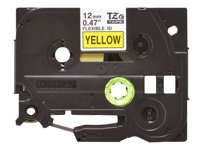 Brother TZe-FX631 - Musta keltaisella - Rulla (1,2 cm x 8 m) 1 kasetti(a) joustava ID-teippi malleihin Brother PT-D210, D600, H110; P-Touch PT-1005, D200, D410, D450, D460, D610, E550, H110 TZEFX631
