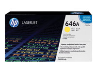 HP 646A - Keltainen - alkuperäinen - LaserJet - väriainekasetti (CF032A) malleihin Color LaserJet Enterprise CM4540 MFP, CM4540f MFP, CM4540fskm MFP CF032A