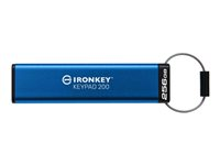 Kingston IronKey Keypad 200 - USB Flash-asema - salattu - 256 Gt - USB 3.2 Gen 1 IKKP200/256GB