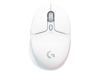 Logitech G G705 - Hiiri - pienet kädet - 6 painiketta - langaton - Bluetooth - USB Logitech LIGHTSPEED receiver - valkoinen 910-006367