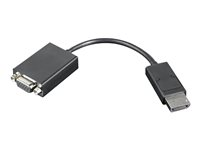 Lenovo - Videomuunnin - DisplayPort - VGA - musta malleihin ThinkCentre M75t Gen 2; M80s Gen 3; M90a Gen 3; M90q Gen 2; M90t Gen 3; ThinkCentre neo 70 57Y4393