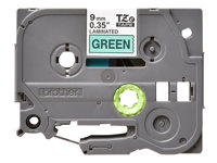 Brother TZe-721 - Musta vihreällä - Rulla (0,9 cm x 8 m) 1 kasetti(a) laminaattinauha malleihin Brother PT-D210, D600, H110, H200; P-Touch PT-1005, E110, H107; P-Touch Cube Plus PT-P710 TZE721