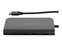 HyperDrive Power - Telakointiasema - USB-C - HDMI - 1GbE HD30F-GRAY