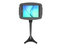 Compulocks Galaxy Tab A 10.1" (2019) Space Enclosure Portable Floor Stand - Teline malleihin tabletti - lukittava - korkealaatuinen alumiini - musta -näytön koko: 10.1" - lattialla seisova malleihin Samsung Galaxy Tab A (2019) (10.1 tuuma) 147B1910GASB