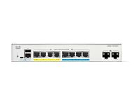 Cisco Catalyst 1300-8MGP-2X - Kytkin - L3 - Hallinnoitu - 8 x 10 Gigabit Ethernet + 2 x 10 Gigabit SFP+ - telineeseen asennettava - PoE+ (120 W) C1300-8MGP-2X