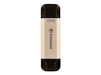 Transcend JetFlash 930C - USB Flash-asema - 128 Gt - USB 3.2 Gen 1 / USB-C - kulta TS128GJF930C