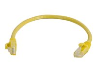 C2G Cat6 Booted Unshielded (UTP) Network Patch Cable - Kytkentäkaapeli - RJ-45 (uros) to RJ-45 (uros) - 2 m - UTP - CAT 6 - valettu, piikitön, säikeinen - keltainen 83468