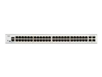 Cisco Catalyst 1300-48T-4X - Kytkin - L3 - Hallinnoitu - 48 x 10/100/1000Base-T + 4 x 10 Gigabit SFP+ - telineeseen asennettava C1300-48T-4X