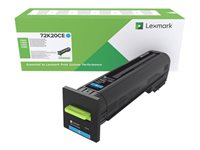 Lexmark - Sinivihreä - alkuperäinen - väriainekasetti LCCP, Lexmark Corporate malleihin Lexmark CS820, CX820, CX825, CX860 72K20CE