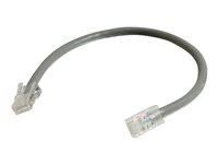 C2G Cat5e Non-Booted Unshielded (UTP) Network Patch Cable - Kytkentäkaapeli - RJ-45 (uros) to RJ-45 (uros) - 2 m - UTP - CAT 5e - säikeinen, uniboot - harmaa 83003