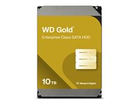 WD Gold WD102KRYZ - Kiintolevyasema - 10 Tt - sisäinen - 3.5" - SATA 6Gb/s - 7200 kierrosta/min - puskuri: 256 Mt WD102KRYZ