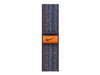 Apple Nike - Silmukka tuotteelle älykello - 41 mm - 130-190 mm - game royal/oranssi MTL23ZM/A