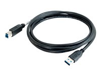 C2G - USB-kaapeli - USB Type A (uros) to USB Type B (uros) - USB 3.0 - 1 m - musta 81680