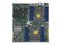 SUPERMICRO X12DAi-N6 - Emolevy - laajennettu ATX - LGA4189-pistoke - C621A Chipset - USB-C Gen2, USB 3.2 Gen 1, USB 3.2 Gen 2 - 2 x Gigabit LAN - onboard graphics - HD Audio (8-kanavainen) malleihin SC745 BAC-R1K23B-SQ MBD-X12DAI-N6-B
